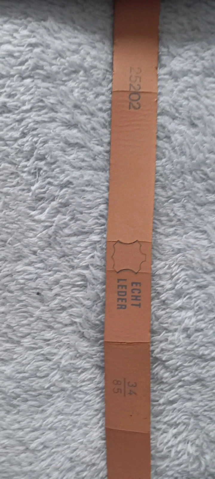 Ceinture beige marron en cuir 34 85cm – photo 3